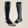 Ariat AriatTEK Winter Slimline Socks - Black/Sleet