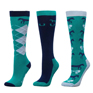 Dublin 3 Pack Socks - Jade Argyle