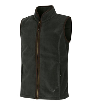 Hoggs Of Fife Stenton Ladies Fleece Gilet - Pine