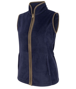 Hoggs Of Fife Stenton Ladies Fleece Gilet - Navy