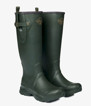 LeMieux Stride Wellington Boots Oak Green