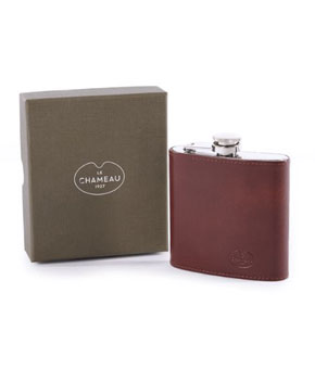 Le Chameau Leather Hip Flask