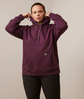 Ariat Rebar Graphic Hoodie - Purple/Peppercorn