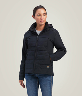 Ariat Rebar Valkyrie Stretch Canvas Insulated Jacket Black