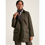 Joules Joules Banbury Dry Wax Jacket With Quilted Lining Heritage Green