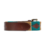 Hy Equestrian Polo Belt Teal/Mocha/Beige