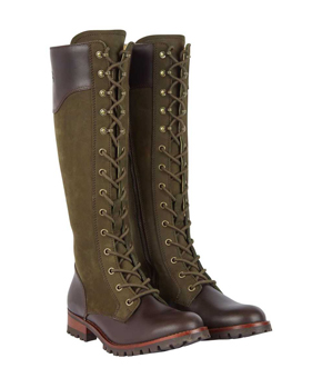 Le Chameau La Parisienne Lace Up Boot Marron Fonce