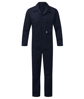 Castle Clothing Fort Zip Front Coverall - Navy