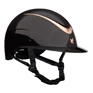 Shires Karben Alina Ellipse Riding Hat - Black/Rose Gold