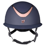 Shires Karben Elisa Ellipse Riding Hat - Navy/Rose Gold