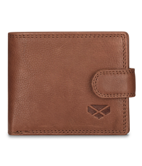 Hoggs of Fife Monarch Leather Coin Wallet with Tab