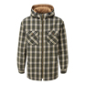 Castle Clothing Penarth Zip Hoodie - Green Check