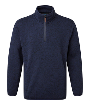 Castle Clothing Easton Pullover Half Zip - Navy