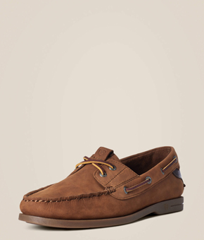 Ariat Men's Antigua Boat Shoe - Walnut