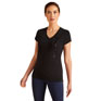 Ariat Vertical Logo V Tee - Black