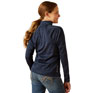 Ariat Sunstopper 3.0 1/4 Zip Baselayer - Navy Dot