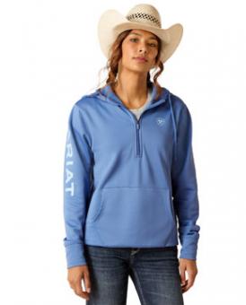 Ariat Tek Hoodie 1/2 Zip - Dutch Blue