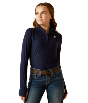 Ariat Lowell 3.0 1/4 Zip Baselayer - Navy