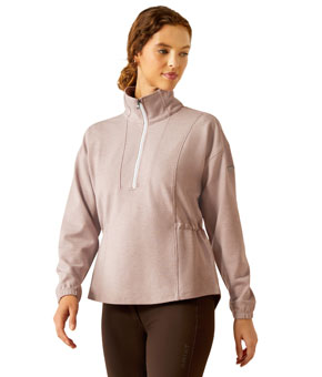 Ariat Ryeland 1/2 Zip Sweatshirt - Purple Dove