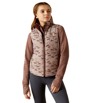 Ariat Bella Reversible Vest - Scattering Horses