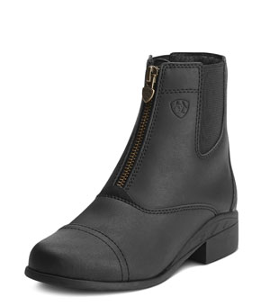 Ariat Youth Scout Zip Paddock Boot - Black