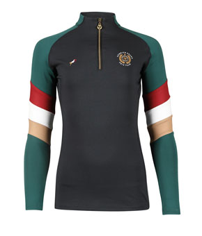 Aubrion Young Rider Team Long Sleeve Base Layer - Black