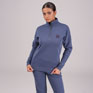 Aubrion Serene Half Zip Sweater - Blue