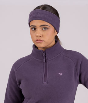 Aubrion Fleece Head Band - Purple