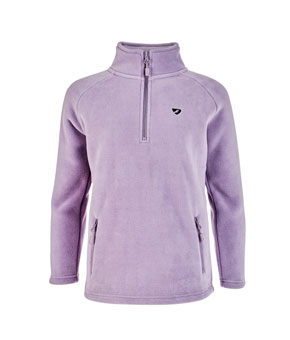 Aubrion Young Rider Restore Half Zip Fleece - Mauve