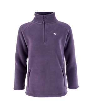 Aubrion Young Rider Restore Full Zip Fleece - Purple