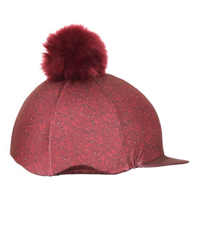 Aubrion Hyde Park Hat Silk - Red Paisley