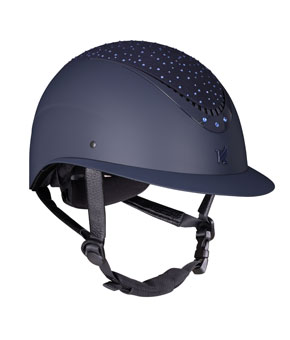 Shires Karen Viola Ellipse Riding Hat - Navy