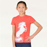 Dublin Kids Tilly Tee - Coral Rainbow Horse