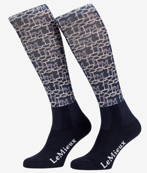 LeMieux Florence Footsie Sock - Navy