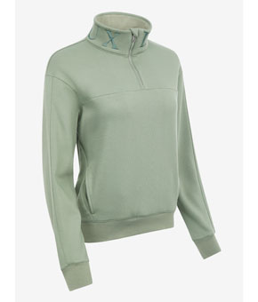 LeMieux Kali Quarter Zip Sweat - Thyme