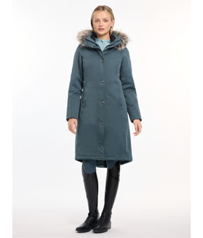 LeMieux Anya Waterproof Riding Coat - Petrol