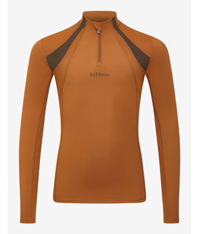 LeMieux Young Rider Mia Mesh Base Layer - Ginger