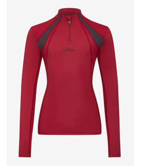 LeMieux Young Rider Mia Mesh Base Layer - Ember