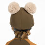 LeMieux Double Pom Hat Silk - Alpine