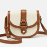 Joules Ludlow Canvas Cross Body Bag - Tan