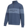 Hoggs Of Fife Dumfries 1888 Gents 1/4 Zip Jumper - Sea