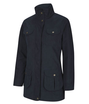 Hoggs Of Fife Struther Ladies Field Coat - Navy