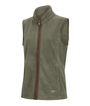 Hoggs Of Fife Stenton Ladies Fleece Gilet - Lovat