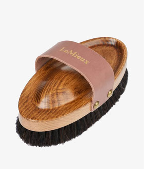 LeMieux Artisan Lambswool Body Brush - Brown