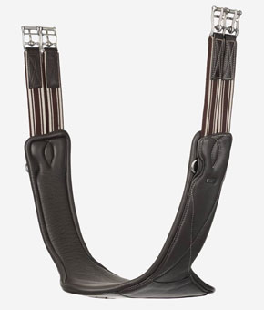 LeMieux Arika Contoured Long Stud Girth - Brown