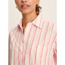 Joules Amilla Striped Cotton Shirt - Pink/White