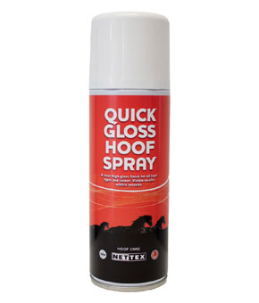 Nettex Equine Quick Gloss Hoof Spray - 200Ml