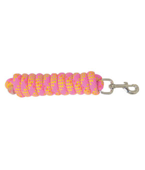 Hy Equestrian Fleck Lead Rope - Pink/Yellow/Neon Orange