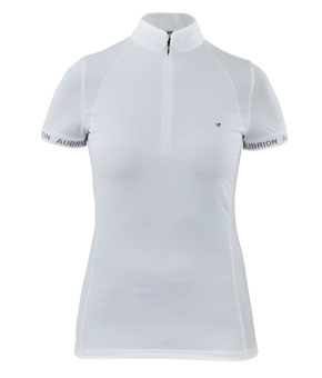 Aubrion Young Rider Newbel Show Shirt White