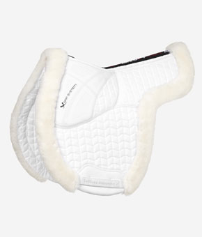 LeMieux Merino+ ProSorb Hunter Saddle Pad White/White